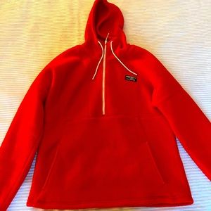 L.L. Bean Pullover Hoodie, medium, lobster red